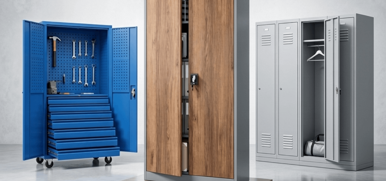 Wie wählt man einen Metallschrank für das Büro, einen Spind, einen Sozialraumschrank und einen Werkstattschrank – ein praktischer Leitfaden