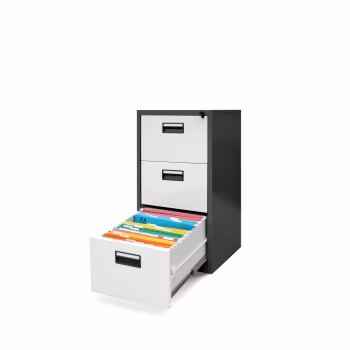 Metalen archiefkast SARA V3, 460 x 1020 x 620 mm, antraciet-wit