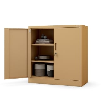 Niedriger Schrank BEATA, 900 x 930 x 400 mm, Fresh Style: beige
