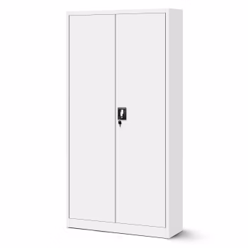 Set 4x armoire en métal verrouillable JAN H, 900 x 1950 x 400 mm, blanc