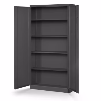 Metallschrank Aktenschrank mit Zahlenschloss DANIEL, 900 x 1850 x 400 mm, anthrazit