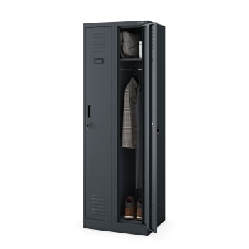 Armoire industrielle en métal pour les documents KACPER II, 600 x 1800 x 500 mm, anthracite