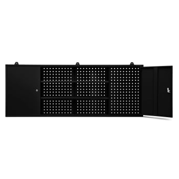 Werkzeugschrank LEO, 1600 x 600 x 200 mm, All Black: schwarz