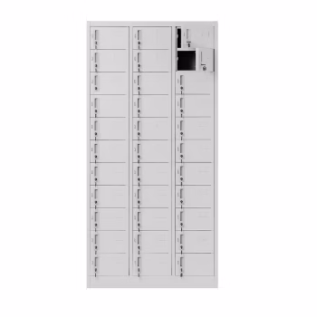 Fächerschrank Depot Schrank Schließfachschrank OLIVER, 900 x 1850 x 450 mm, grau