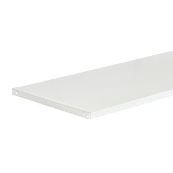 Kovová police pro spisovéskříň, 900 x 20 x 360 mm, bílá 