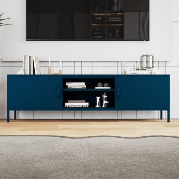 TV-Schrank XL ROSARIA 1700 x 400 x 500, Marineblau