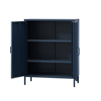 Kleiner Schrank VITO, 800 x 1015 x 400 mm, Modern: dunkelblau 