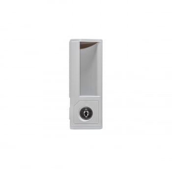 Lock for metal locker cabinet, 110 x 41 mm, gray