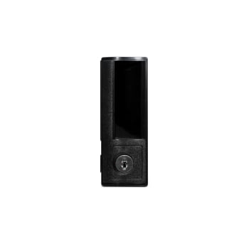 Lock for metal locker cabinet, 110 x 41 mm, black
