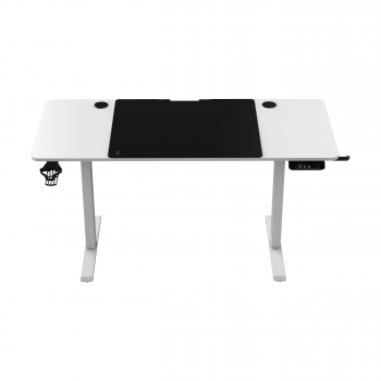 JAN NOWAK Kleiner Schreibtisch höhenverstellbar Modell EGON 1100 x 720 x 600 mm, weiß