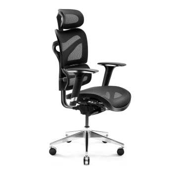 JAN NOWAK Kancelárska ergonomická stolička Kommodus: čierna 