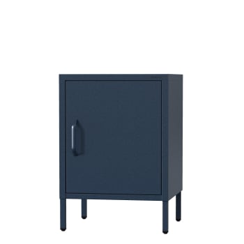 Table de chevet industrielle MIA, 424 x 595 x 400 mm, Modern: bleu marine