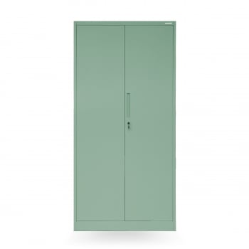 JAN NOWAK Szafa gospodarcza zamykana DAWID, 900 x 1850 x 450 mm Fresh Style: pastelowy zielony 