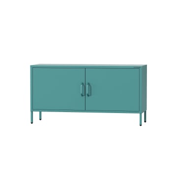 TV stand with storage ROSA 1150 x 595 x 400 mm, Modern: sea green