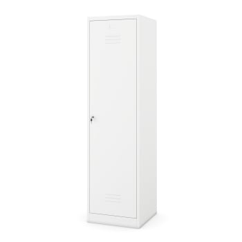 Besenschrank Haushaltsschrank AGNES, 500 x 1850 x 500 mm, weiß