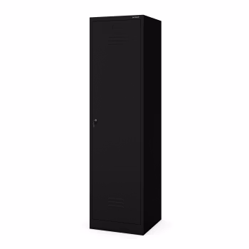 Besenschrank Haushaltsschrank AGNES, 500 x 1850 x 500 mm, schwarz