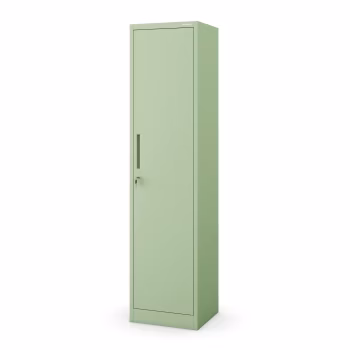 Büro Aktenschrank ALEX, 450 x 1850 x 400 mm, Fresh Style: pastellgrün