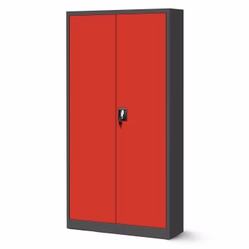 Werkzeugschrank Werkstattschrank DAREK, 920 x 1850 x 500 mm, anthrazit-rot