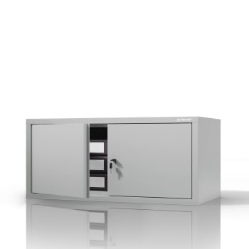 Aufsatzschrank EWA Compact 800 x 380 x 400 mm, grau