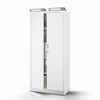 Metallschrank JAN Compact 1750 x 800 x 400 mm, grau