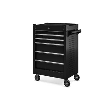 Werkstattwagen JOE, 680 x 995 x 460 mm, All Black: schwarz