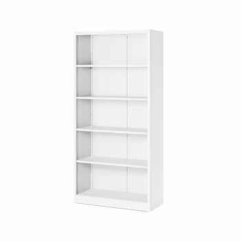 Maks N01 regał metalowy: biały RAL 9003 | Aktenregal: weiß | rack cabinet: white H1850*W900*D400