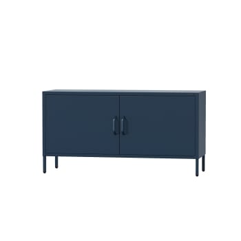TV stand with storage ROSA 1150 x 595 x 400 mm, Modern: dark blue