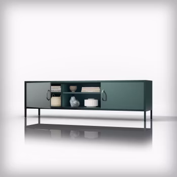 TV-Schrank XL ROSARIA 1700 x 400 x 500, Flaschengrün