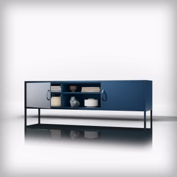 TV-Schrank XL ROSARIA 1700 x 400 x 500, Marineblau