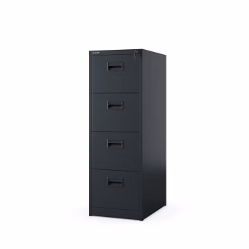 Aktenschrank mit 4 Schubladen SARA V4, 460 x 1320 x 620 mm, anthrazit