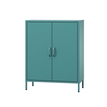 Kleiner Schrank VITO, 800 x 1015 x 400 mm, Modern: meeresgrün