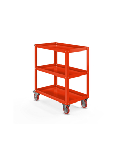 HUGO U01 wózek narzędziowy: czerwony RAL3020 | Werkzeugwagen: rot | utility cart: red H775*W700*D400