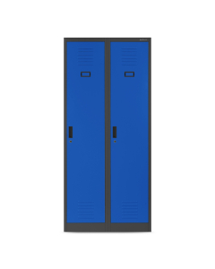 KACPER 2B1A szafa: antracyt RAL7016 - niebieska RAL5017 | Garderobenschrank: anthrazit-blau | cabinet: anthracite-blue H1800*W800*D500