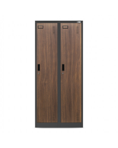 KACPER 2B1A szafa: antracyt RAL7016 - drewniana | Garderobenschrank: anthrazit-holz | cabinet: anthracite-woodgrain H1800*W800*D500