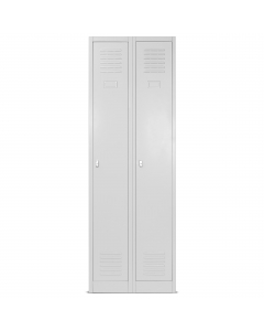 KACPER II 2B1A szafa: szara RAL7035 | Garderobenschrank: grau | cabinet: light grey H1800*W600*D500