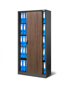 KUBA SD001 szafa: antracyt RAL7016 - drewniana | Aktenschrank: anthrazit-holz | cabinet: anthracite-woodgrain