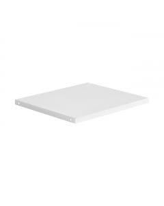 Zestaw półek metalowych do szafy socjalnej BARTEK, 265 x 10 x 405 mm, biały