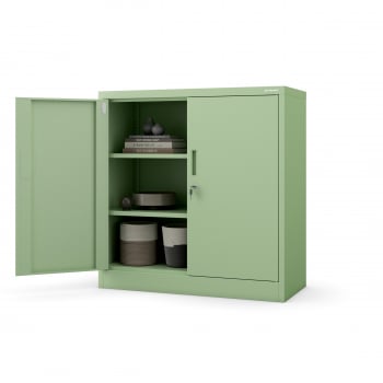 Szafka metalowa BEATA, 900 x 930 x 400 mm, Fresh Style: pastelowy zielony