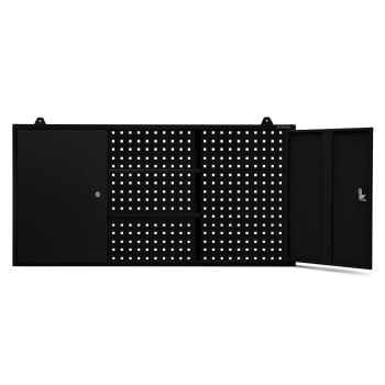 Függő garázsszekrény BEN, 1200 x 600 x 200 mm, All Black: fekete 