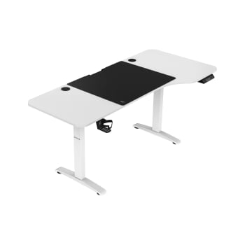 JAN NOWAK Schreibtisch höhenverstellbar Modell ELLA 1600 x 720 x 750, weiß
