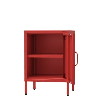 Nachtkastje MIA 424 x 595 x 400 mm, Modern: rood