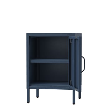 Table de chevet industrielle MIA, 424 x 595 x 400 mm, Modern: bleu marine