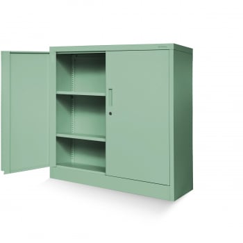 JAN NOWAK Armoire métallique BEATA, 900 x 930 x 400 mm, Fresh Style : vert pastel