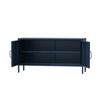TV stand with storage ROSA 1150 x 595 x 400 mm, Modern: dark blue