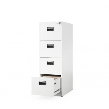 Metal file cabinet SARA V4, 460 x 1320 x 620 mm, white