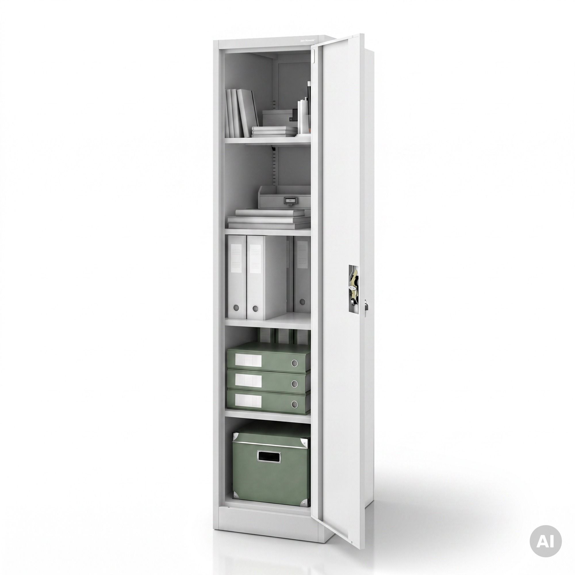 Dossierkast kaartsysteem afsluitbaar grijs, 450x1850x600 mm: ALEX D600